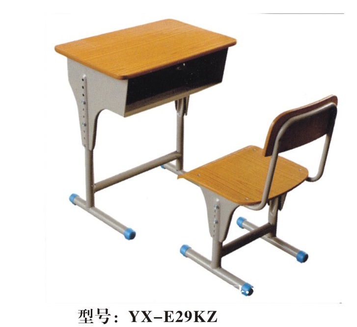 Wooden Student Desk And Chair School Set